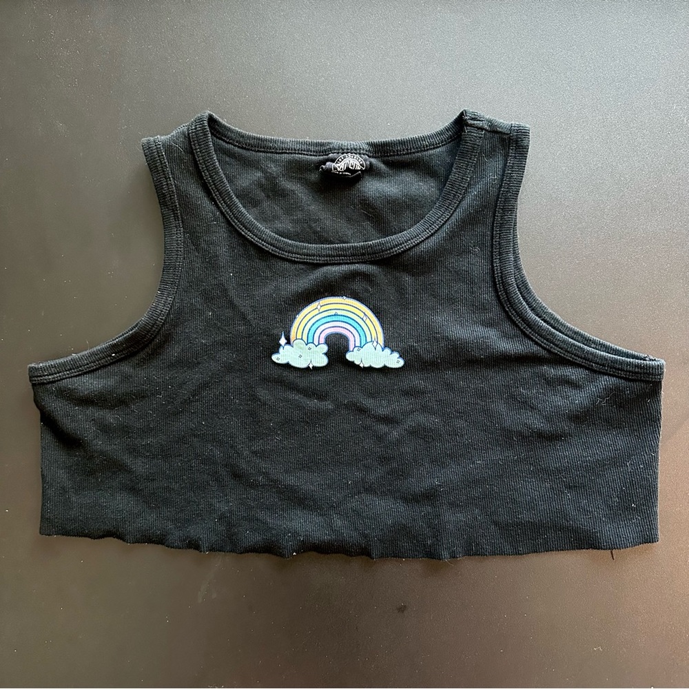 PacSun Rainbow Crop Tank